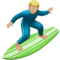 Person Surfing - Medium Light emoji on Apple
